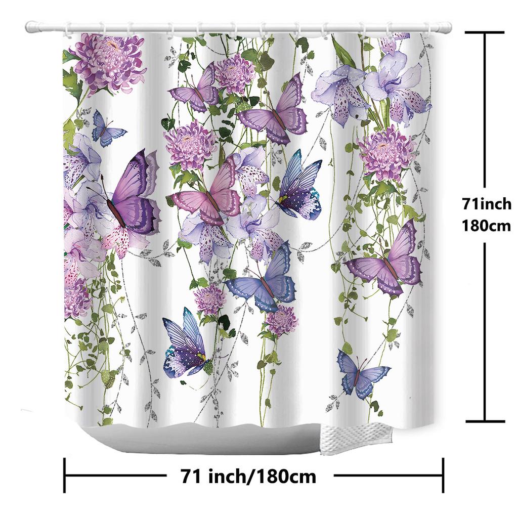 JINRUN утолщенная водонепроницаемая занавеска для ванной комнаты, устойчивая к плесени, занавеска для душа, занавеска для душевой перегородки, занавеска для душа, занавеска для ванной комнаты, бесплатная перфорация