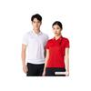 Li Ning Plain Polo Shirt With Collar Women Tops White APLT078-5