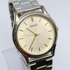 Used New battery SEIKO men's quartz checkered dial vintage