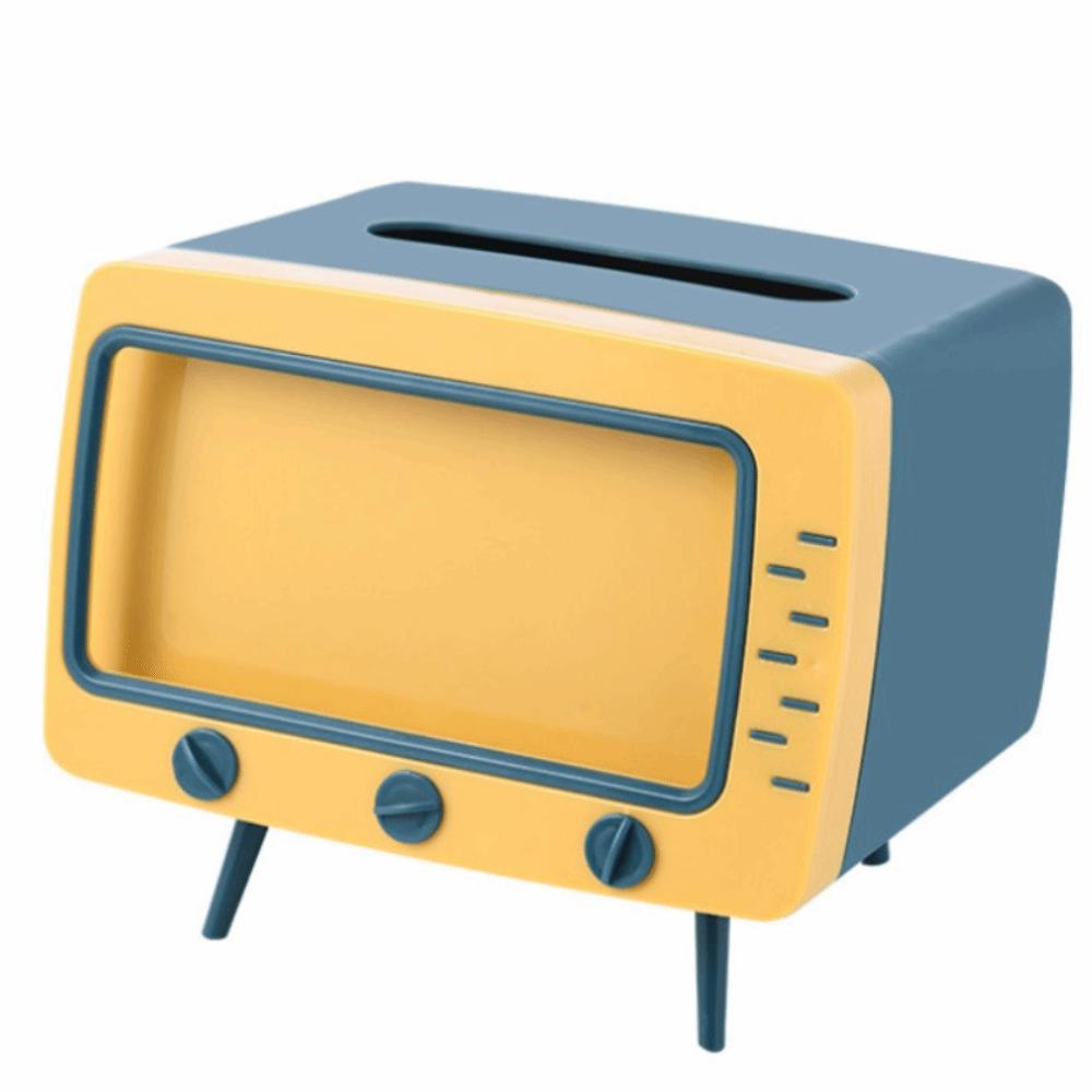 Multifunctional TV Tissue Box Cover Retro Paper Storage Case Tissue Organizer  Living Room