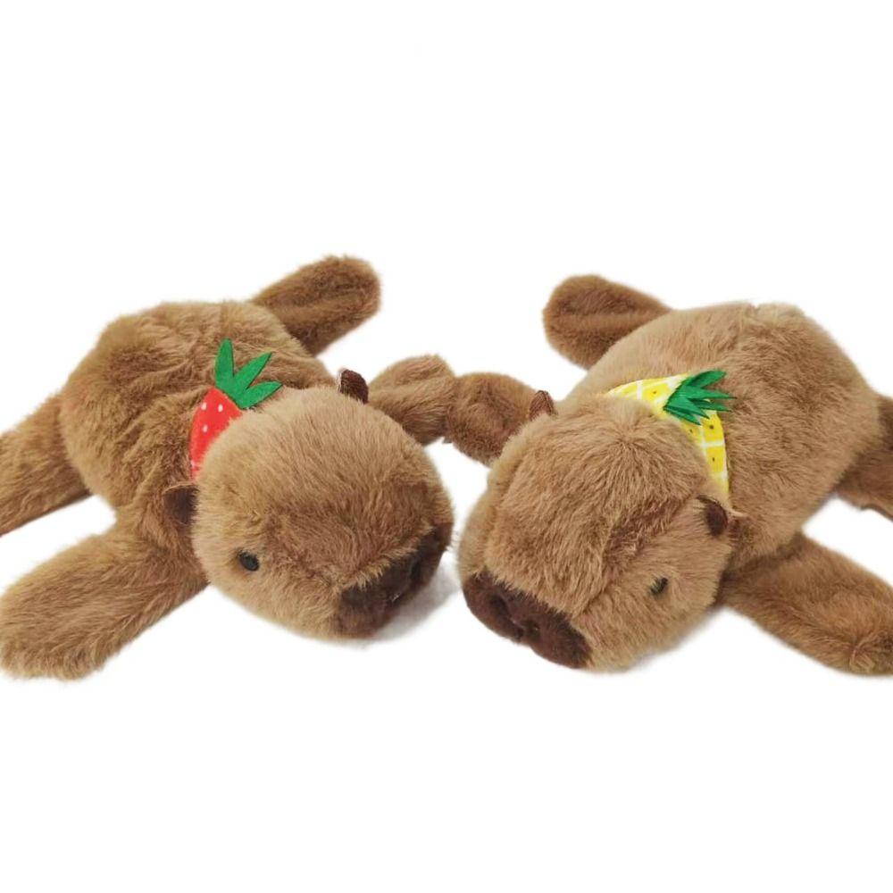 Stuffed Animals Capybara Plush Papa Circle Brown Lovely Capybara Wrist Circle Hand Ring