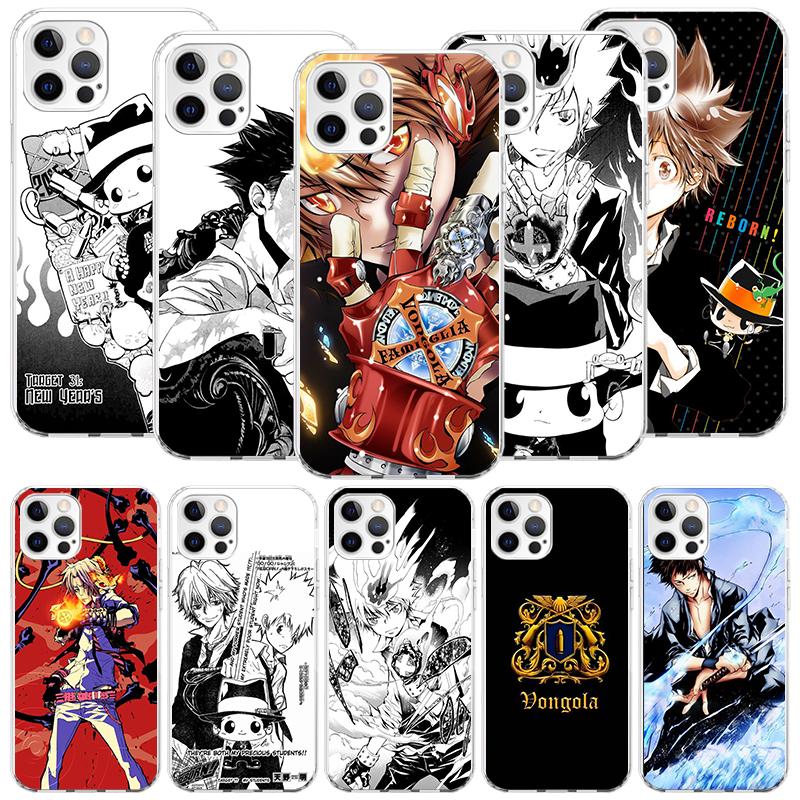 Чехол для телефона Katekyo Hitman Reborn Для Apple iPhone 17 Air 16 15 Plus 14 + 13 Mini 12 11 Pro Max 7 8 SE 16Max Мягкий чехол Coq