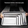304 Stainless Steel Perforated Draining Tray