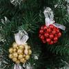Christmas 3D Decorative Foam Balls with Sparkly Powder Christmas Ornaments for Home & Shopping Malls Tree Hanging Accessories
