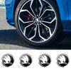2025 Новый Для Skoda Octavia VII VRS R Rapid Fabia Yeti Superb Kamiq Значок автомобиля Колпачок ступицы Наклейки на ступицу Пылезащитные чехлы на колеса Логотип D
