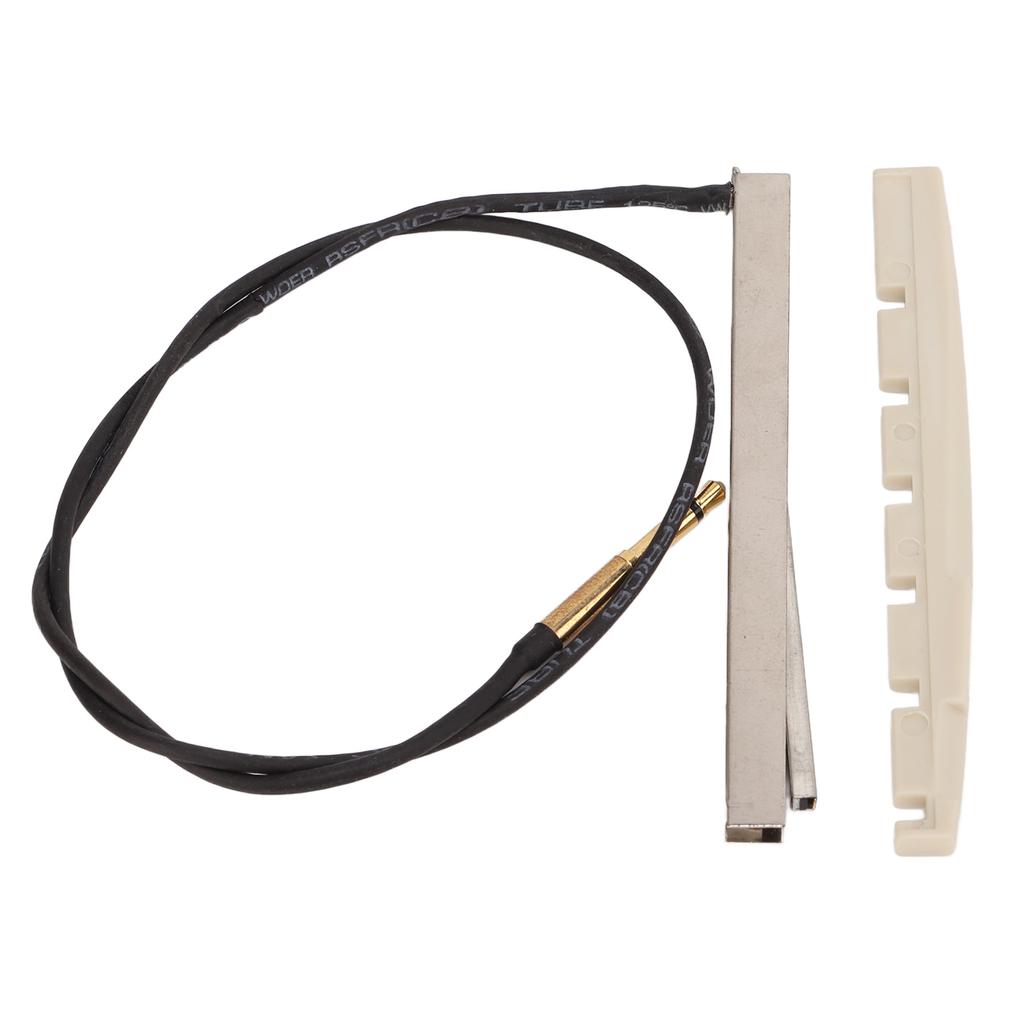 Гитарный звукосниматель со встроенной полосой, сменные детали для акустического народного музыкального инструмента