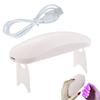 5W Mini Nail Dryer Machine Portable LED UV Manicure Lamp Home Use Nail Lamp For Drying Polish Varnish With USB Cable