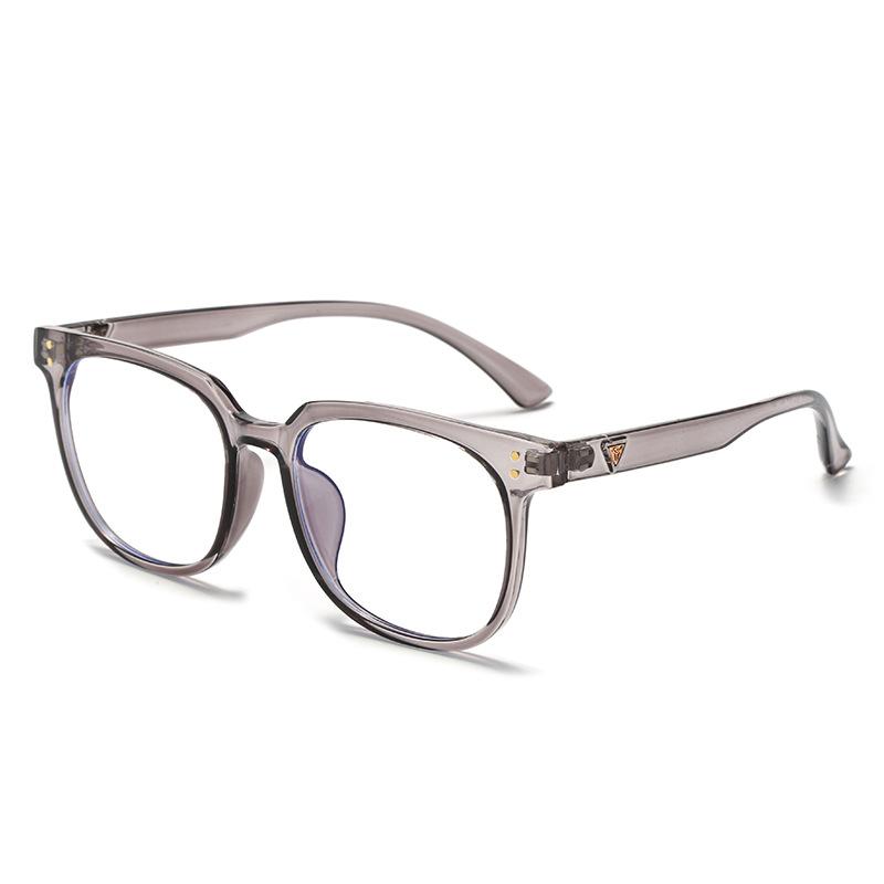 Новая градиентная черная оправа для очков, большая квадратная оправа, модные универсальные простые очки, мужские ультралегкие Tr, модные очки с защитой от синего света