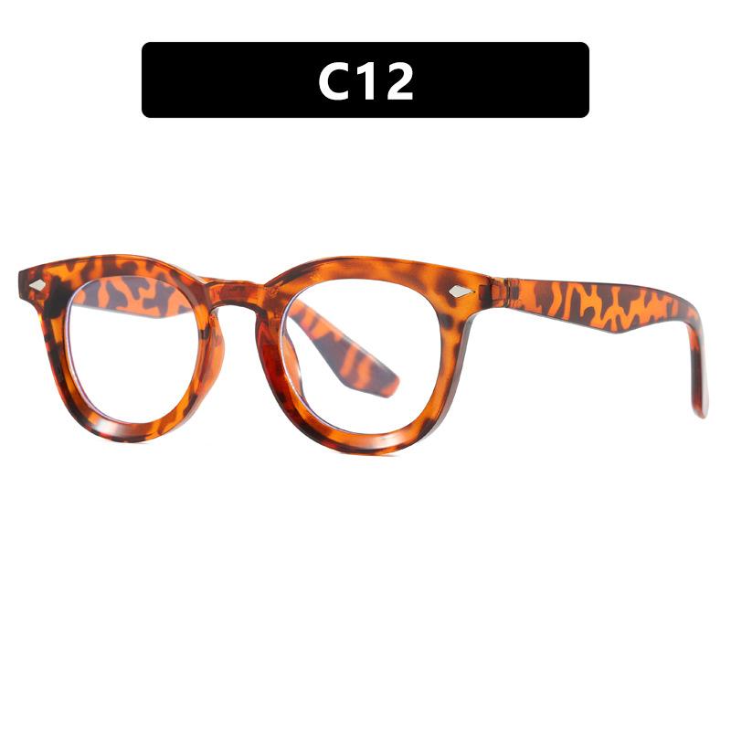 Luxury Brand Designer Small Frame Sunglasses Women For Men Popular Sun Glasses Vintage Punk Shade Rivet Concave Frame Eyeglasses