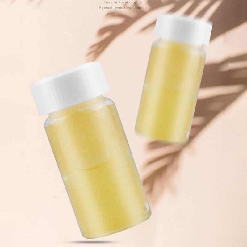 25 мл Очищающее средство для пинцетов для ресниц Средство для удаления клея для ресниц Жидкость для чистки Губка для акрила Принадлежности для наращивания ресниц Очиститель для макияжа