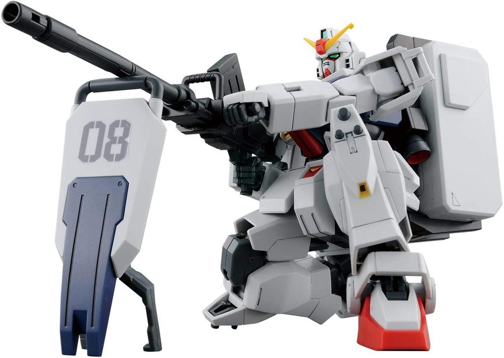 Пластиковая модель Gundam масштаба 1/144 с цветовой кодировкой BANDAI SPIRITS HGUC Mobile Suit Gundam 08th MS Platoon Land Battle Type