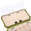 24 Slots Fishing Tackle Accessories Gear Equipment Storage Waterproof Box Army Green