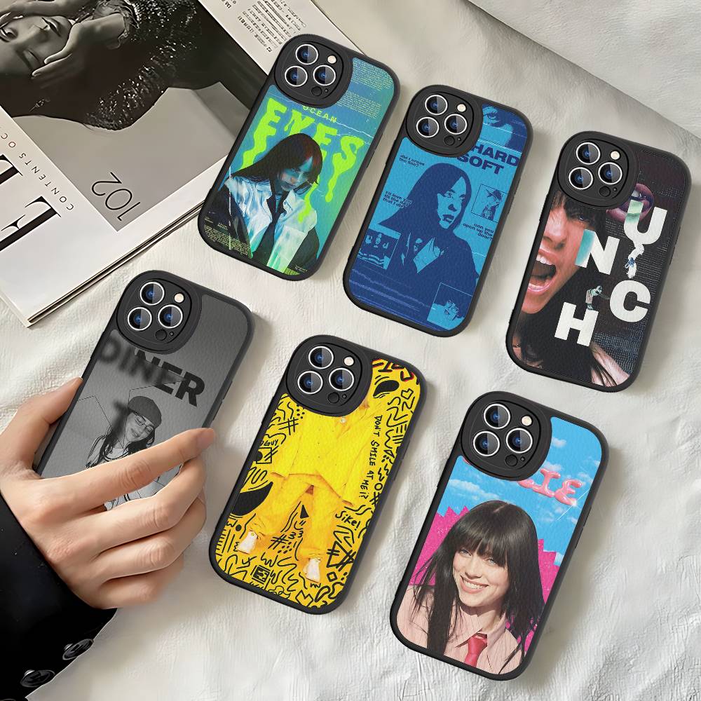 Чехол для телефона SINGER LUNCH B-BILLIES Для IPhone 16 15 14 13 12 11 Pro Max Plus 16E Мягкая кожаная крышка