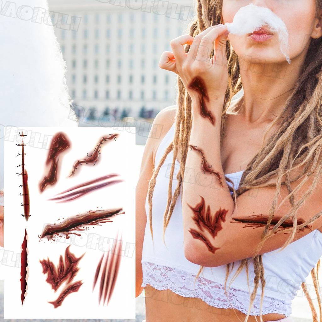 Черный пиратский череп, парусный спорт, временная татуировка для мужчин и женщин, реалистичная сова, лев, клоун, поддельная татуировка, наклейка, крутая татуировка на предплечье, грудь, татуировка