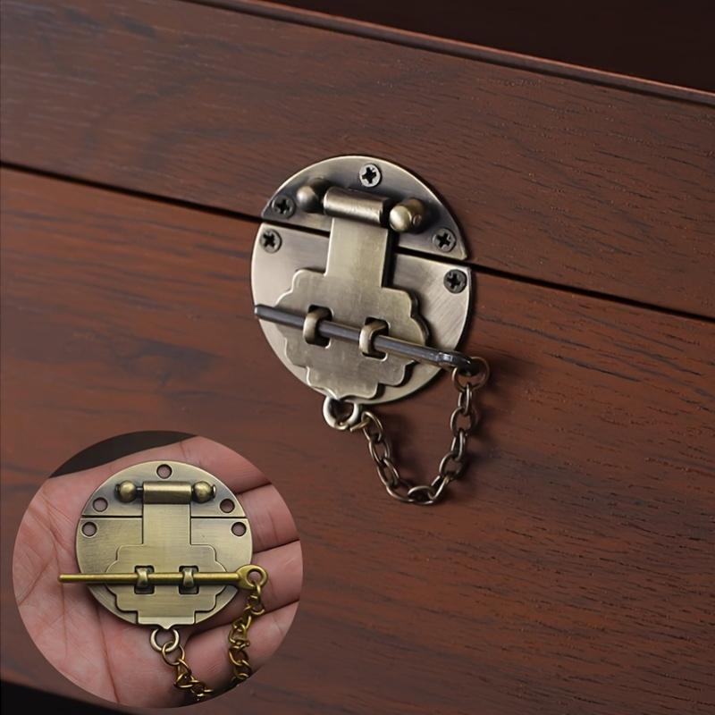 3pcs Vintage-Style Alloy Lock - Durable Brass Finish, Ideal for Jewelry Boxes, Gift Boxes, and Suitcases | Easy To Install, Multi-Purpose Decorative