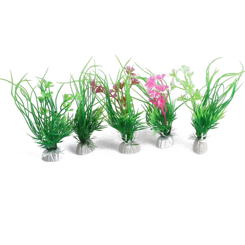 Ornament Green Aquarium Water Grass Fish Tank Landscape Decor Plastic Artificial Plant