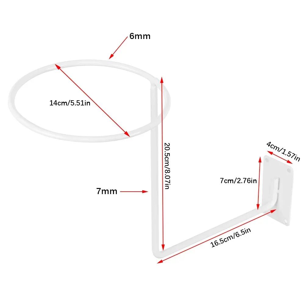 Steel Motorcycle Accessories Helmet Holder Hanger Rack Wall Mounted Hook For Coats Hats Caps Helmet Rack Black Helmet Mounts