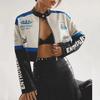 Women's Retro American Motorcycle Jacket 2024: Cool, Trendy PU Leather with Embroidery
