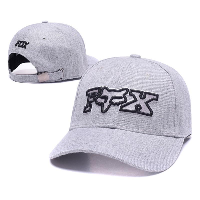 Мужская кепка-тракер Fox Racing с регулируемой застежкой-кнопкой и стильным принтом лисы**