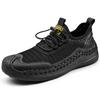 Летние мужские повседневные сетчатые кроссовки, удобная обувь больших размеров, лоферы, дышащая обувь для вождения