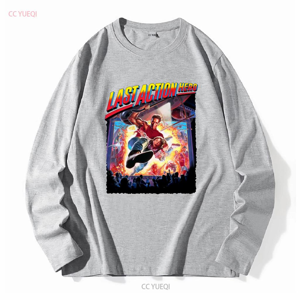 Last Action Hero V1 movie T shirt 8 colors sizes S 5XL vintage look soft cotton long or short sleeves vintage Washed streetwear