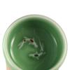 Kungfu Golden Fish Celadon Porcelain Teacups Crackle Chinese Tea Cup Longquan Tea Cup Bowl  Gift