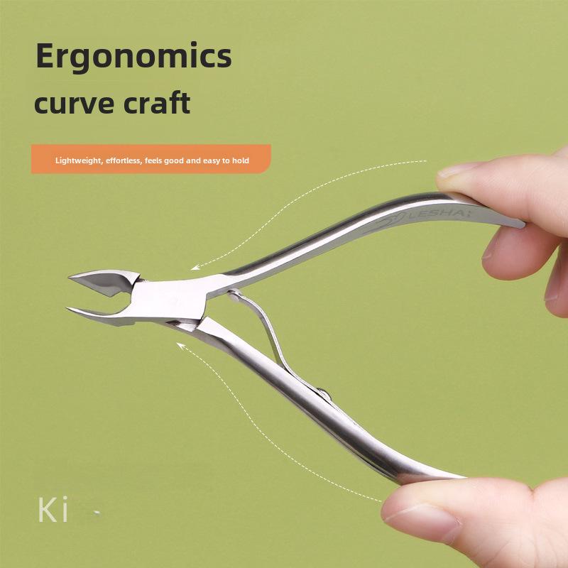 Кусачки для ногтей и ножницы для удаления омертвевшей кожи Kaqi Duoduo из нержавеющей стали - маникюрный инструмент KK823