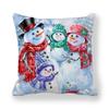 45cm Merry Christmas Cushion Cover Festive Home Decor Pillowcase Holiday Ornament