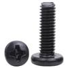 Black Cross Slot Pan Head Machine Screws (M1.7-M5)