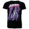 Футболка Asking Alexandria Coffin Girl Хлопок Для мужчин Женщин S-4XL Унисекс Футболка
