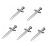 5PCS/SET MOC Creative Figures Weapons Sword Helmet Bow Building Blocks Bricks for DIY Gifts 98370 95673 4499 3846 2587