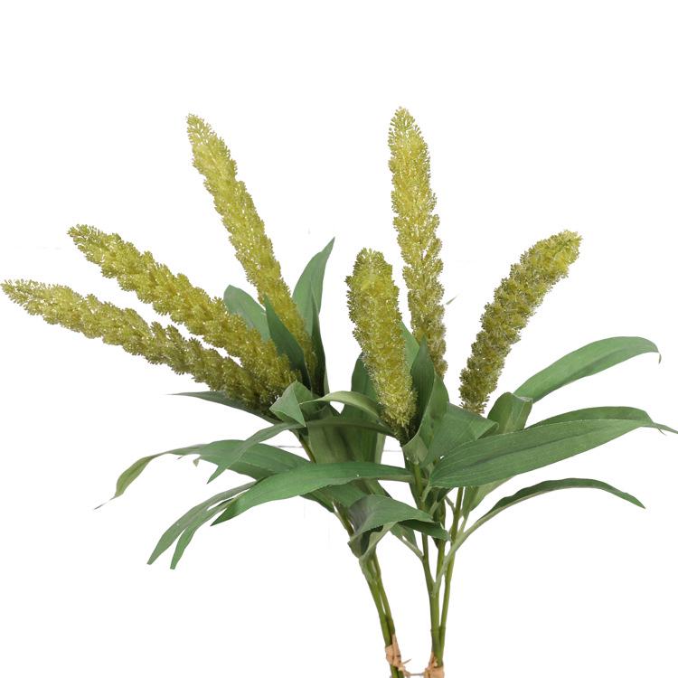 Decorative Faux Corn Stalks with Millet & Wheat Ears for Hotel or Photography Display
