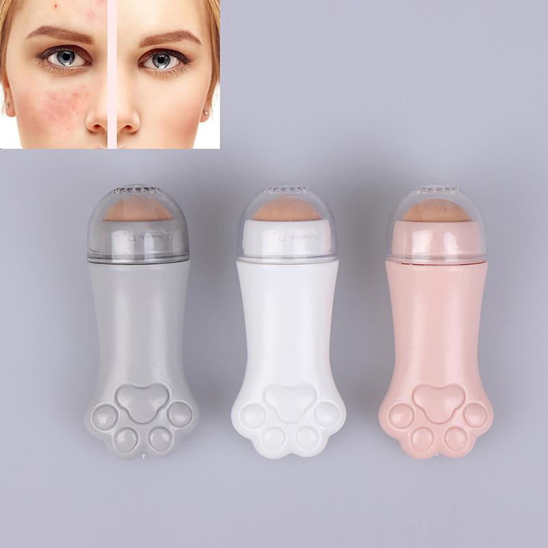 Вулканический камень с кошачьим когтем, впитывающий масло, ролик для удаления масла, палочка для контроля масла, уход за кожей