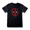 Deadpool Унисекс Взрослая футболка с брызгами