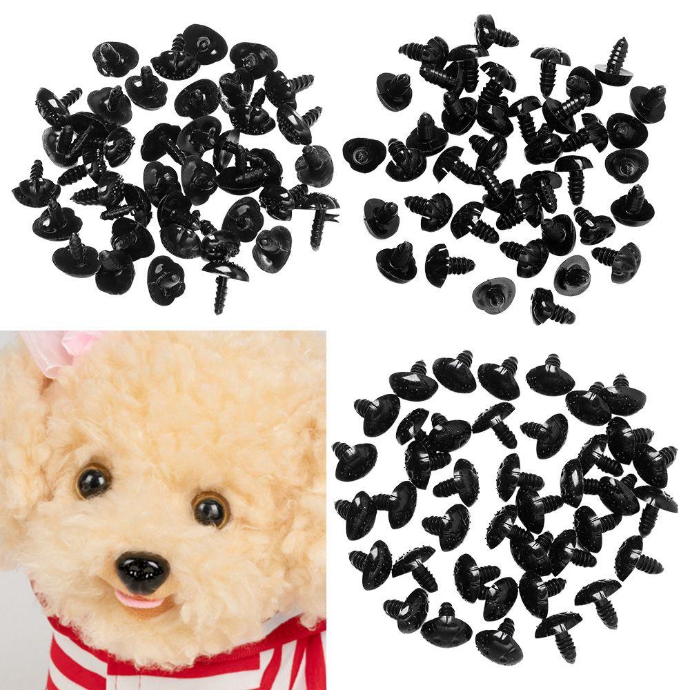 40pcs Craft Bear Buttons DIY Tool Dog Noses Dolls Accessories Safety Parts Doll Noses