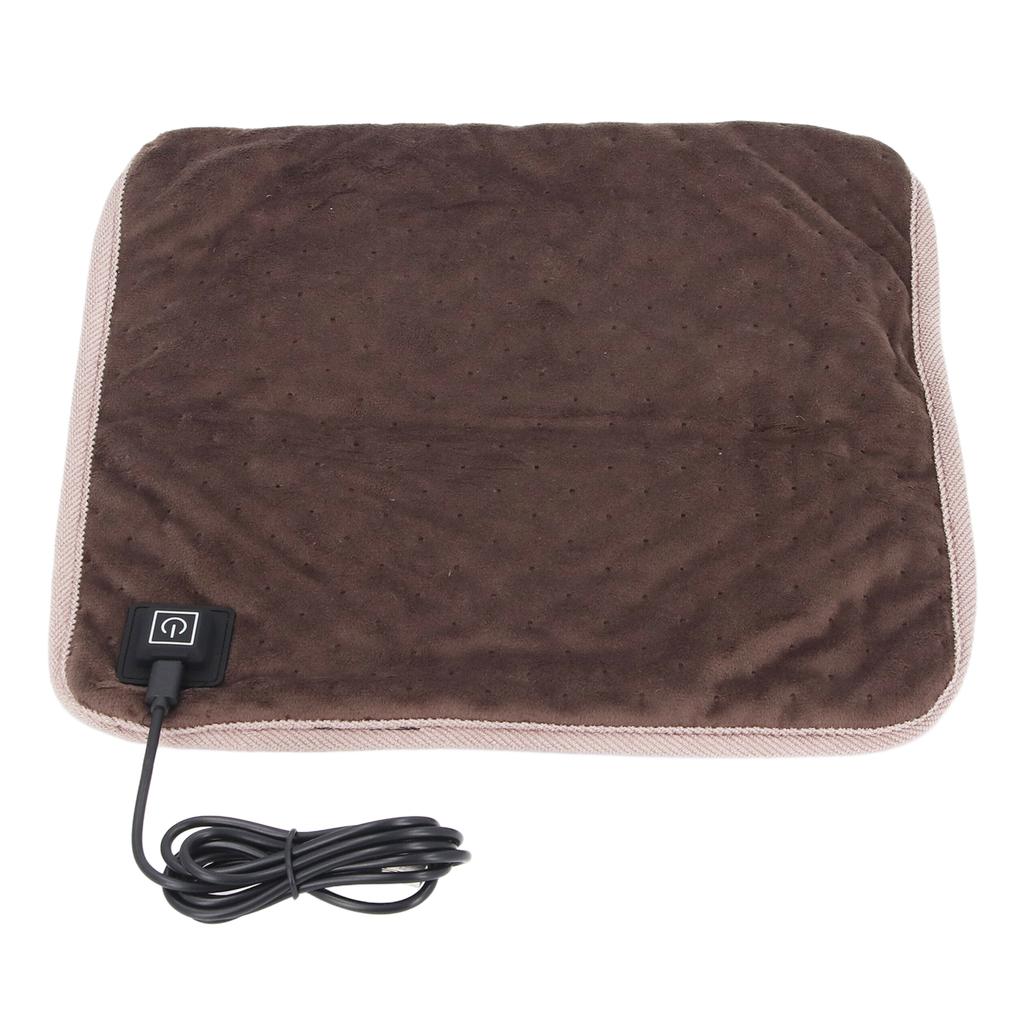 Heated Blanket Electric Throw USB 5W Soft Synthetic Fiber 3 Gear Electric Heating Blanket with 5ft Cable for Keeping
