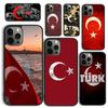 Чехол для телефона ТУРЦИЯ ТУРЕЦКИЙ ФЛАГ для iPhone 17 Air 16 PRO MAX 15 14 PLUS 12 11 13 Задняя крышка Fundas Shell coque