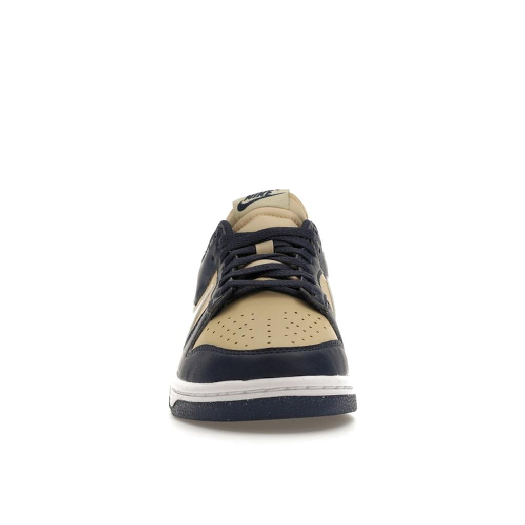 Nike Dunk Low Next Nature Navy Gold Women Sneakers Blue Midnight-Navy White DD1873-401
