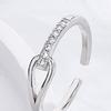 Women Ring Hollow Out Japan Korean Style Shiny Rhinetones Finger Ring for Wedding Party