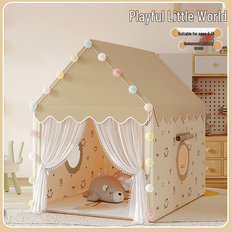 Princess Castle Play Tent for Kids with Mosquito Net - Indoor Pretend Play & Sleep Space