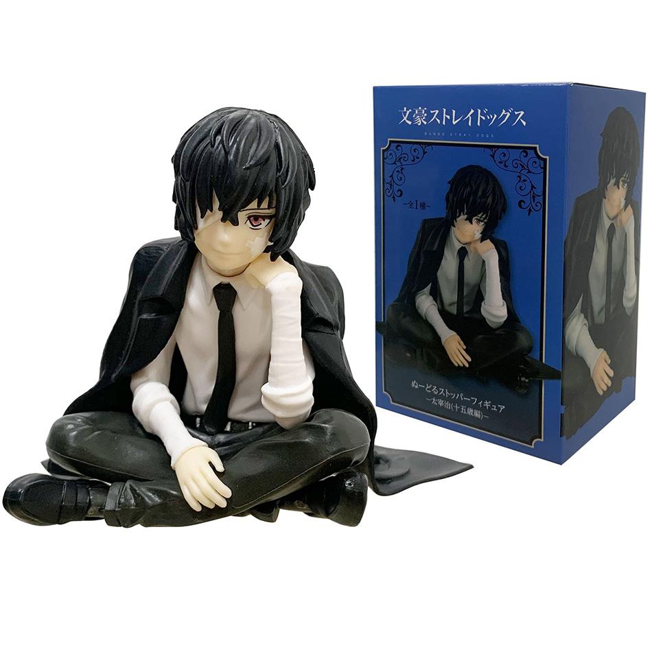High Quality Furyu Bungo Zwerfhonden 13Cm Dazai Osamu Noedels Pers Figuur Japanse Cartoon Beeldjes Collectie Schattig Speelgoed
