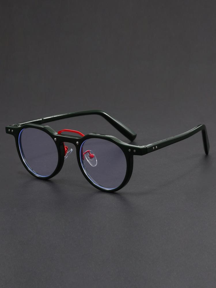 Ретро-очки для чтения с защитой от синего света, круглые, для женщин и мужчин, для коррекции близорукости, в тренде, ретро-очки с фотохромными линзами +1.