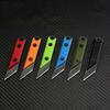 Stone Wash Utility Knife 440C Steel ABS Handle EDC Keychian Knife Mini Portable Paper Cutter Unpacking Tool