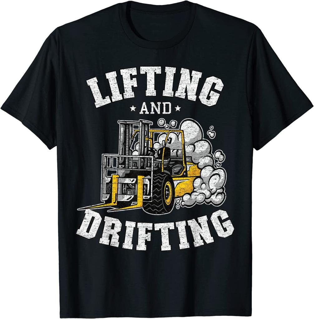 New Limited Lifting And Drifting Truck Driver Funny Forklift Operator T-Shirt