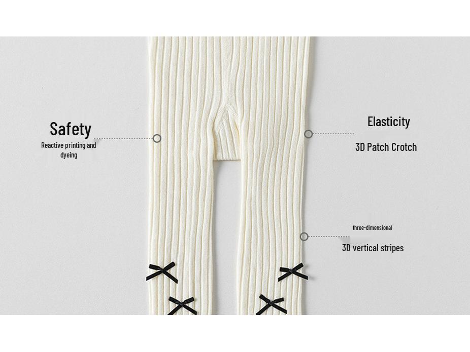 Хлопковые высокоэластичные колготки для девочек - Леггинсы для младенцев, малышей и детей на весну и осень