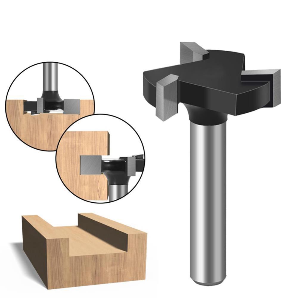 Wood Milling Carbide Tipped Shank Router Bit Spoilboard CNC Woodworking Tool