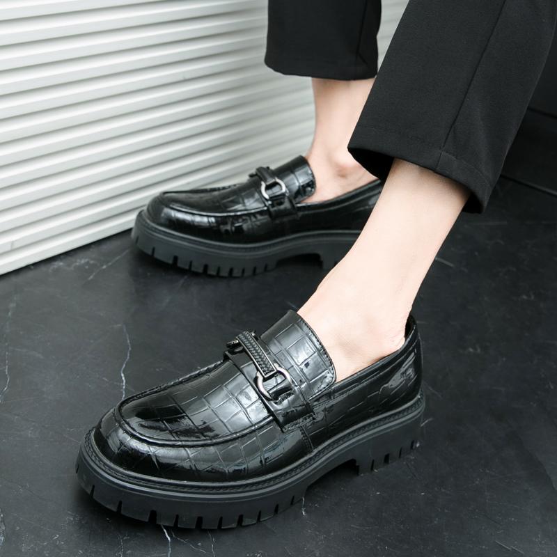 Высококачественные повседневные кожаные дизайнерские мужские туфли для свадебной вечеринки, черные модные офисные деловые туфли, мокасины, официальная обувь, мужские мокасины