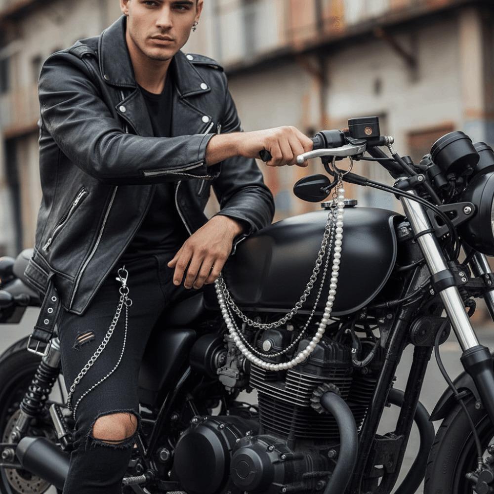 Rock Punk Street Keychains Chain Irregular Biker Pants Chain  Clothing Accessories