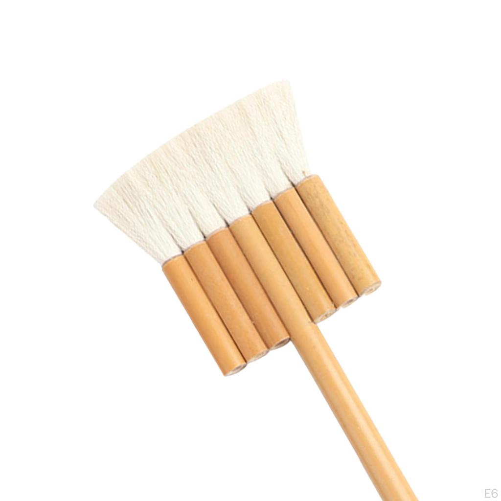 Кисть из хека из козьей шерсти, художественные кисти, многофункциональные, прочные, плоские краски для овец, художник