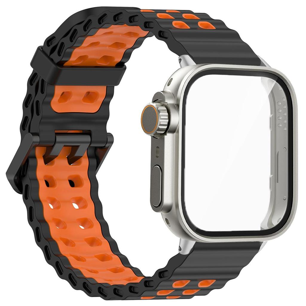 Морской ремешок+ПК чехол для Huawei Watch Fit4 4 Pro Двухцветный ремешок Ghange To Ultra Чехол для Huawei Fit 3 Аксессуары для умных часов